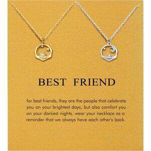 Gifts for Women, Butterfly Compass Cross Necklace Friendship Necklace Sister Gif